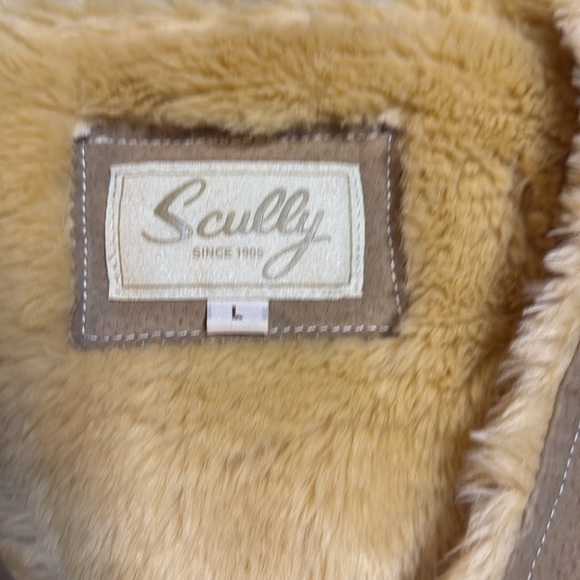 Scully Suede Sherpa Lined Vest - Picture 2 of 7
